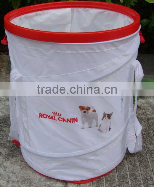 pet food container with plastic covers