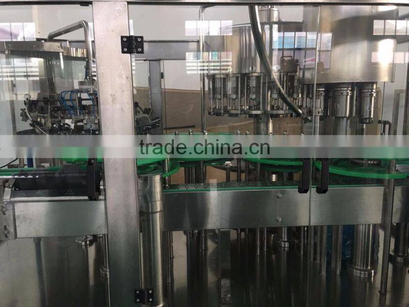 Automatic wine glass bottle filling production line
