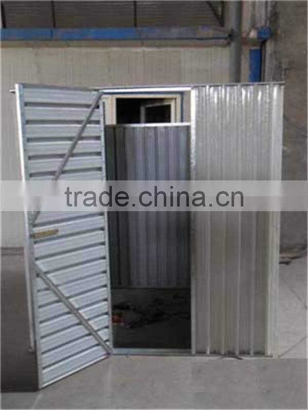 small metal building kit as garden shed/storage shed