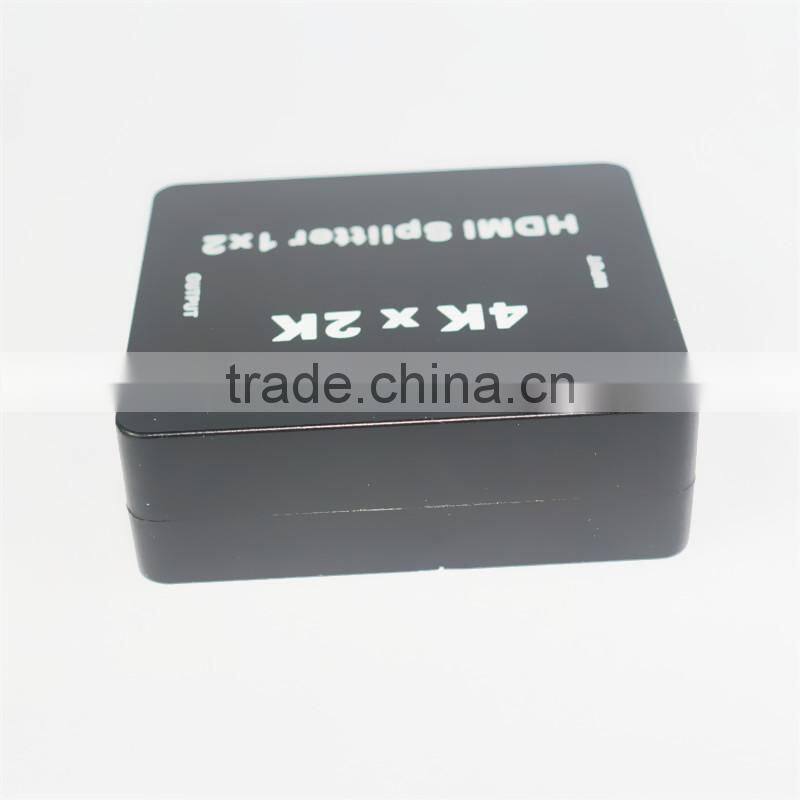 4K*2K MINI HDMI Splitter 1x2 ,1.4V HDMI splitter support 3D 2 in 1 out