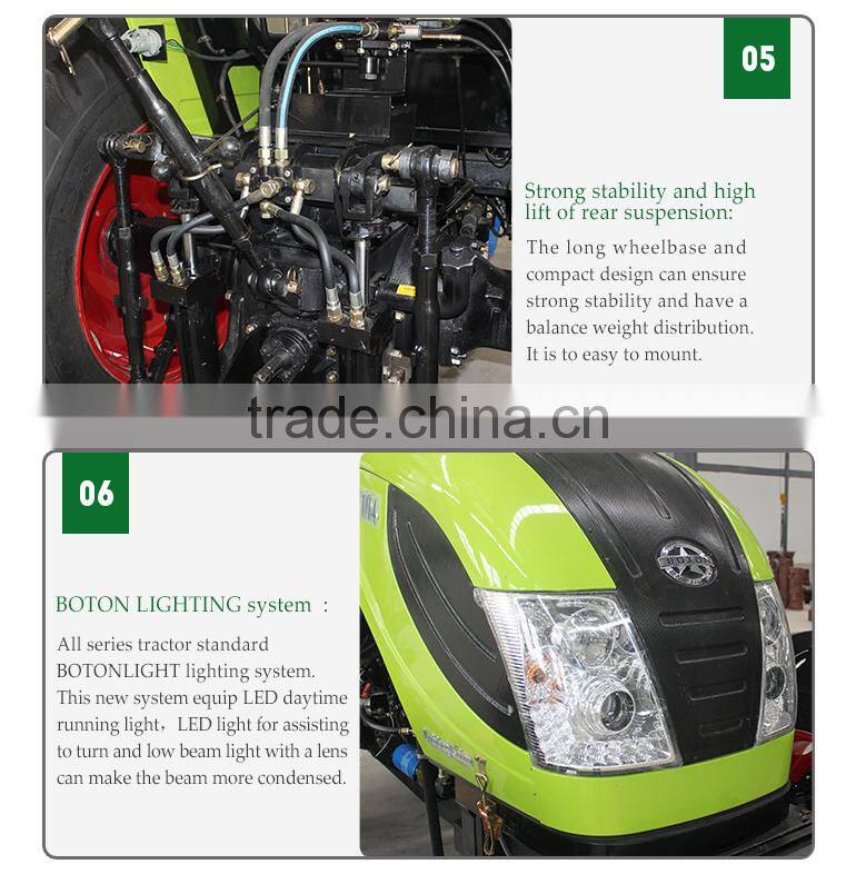 BOTON 130HP tractor DEUZT ENGINE EPA4 FIAT GEARBOX WITH FRONT LOADER