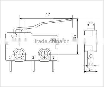 Smart micro switch KW4-ZHF
