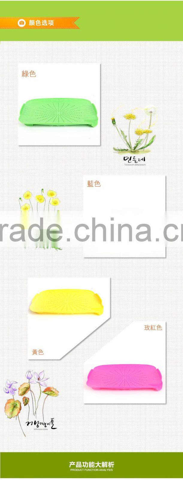 utility kitchen vegetable draining storage tray