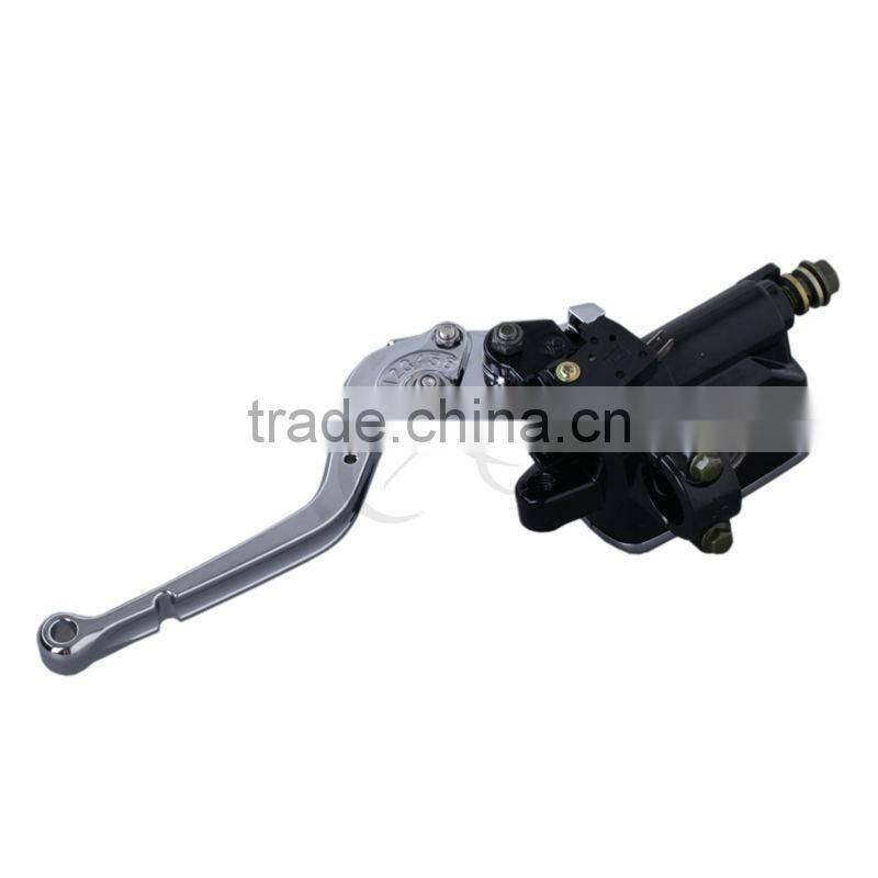 For Honda VFR800 1998-2001 Chrome Brake Clutch Master Cylinder Reservoir Lever