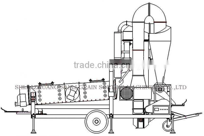 5XZC-15DXA Soybean seed processing machine