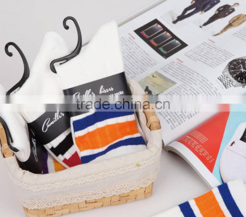 China custom man sock manufacturer,cotton skateboard sock