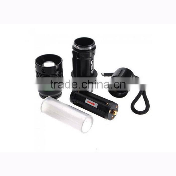 Hot selling zoom rechargeable aluminium LED flashlight tactical flashlight