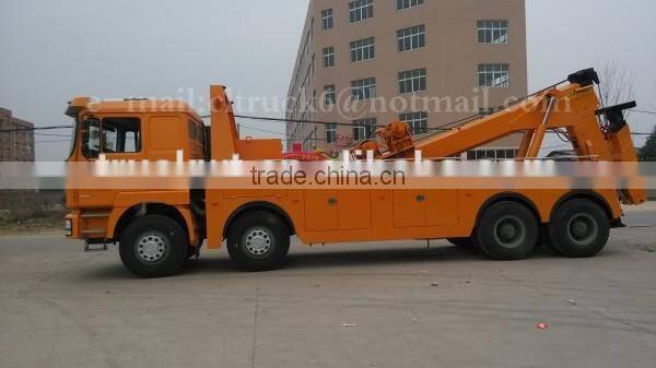336hp 8*4 SHACMAN Heavy Duty Wrecker 30ton