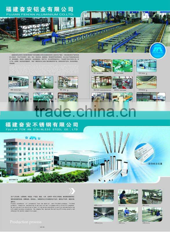 extruded aluminium window profil retangular shape