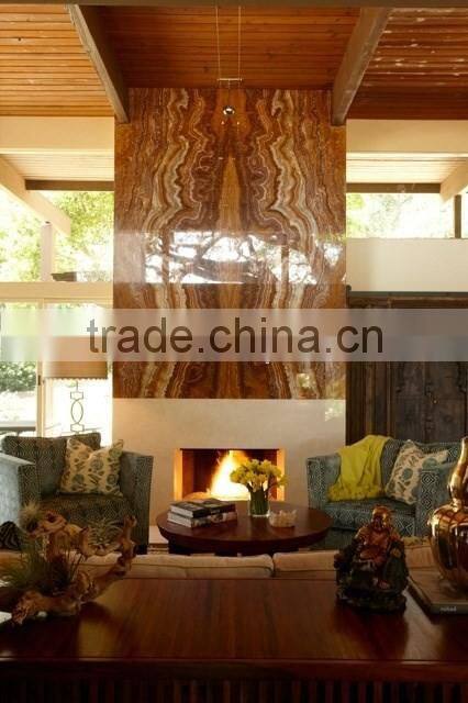 GOOD QUALITY BACKLIT ONYX FIREPLACES