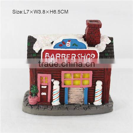 Polyresin mini decorative houses