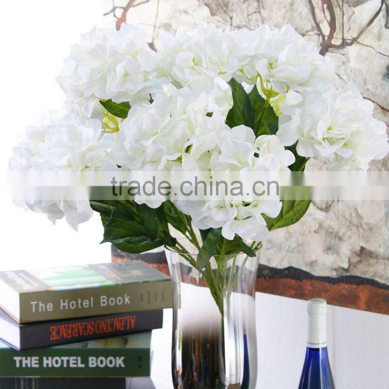Wholesale artificial silk Hydrangea wedding decoration flowers