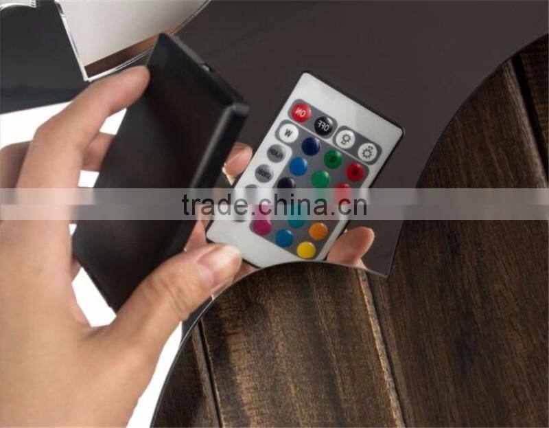 Bat lamp Mirror lamp Batman mirror lamp with remote control Colorful KTV corridor background wall lamp