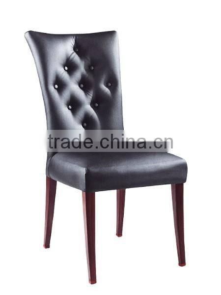 Simple design PU fabric cover dining chair hotel furniture