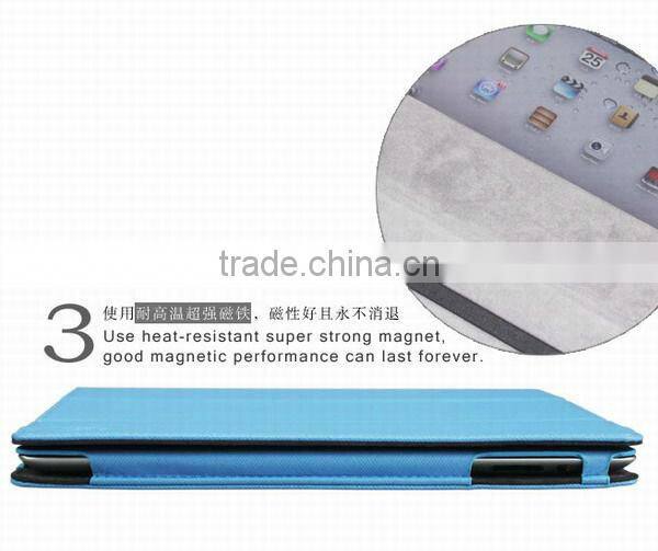 2015 best selling leather case for iPad