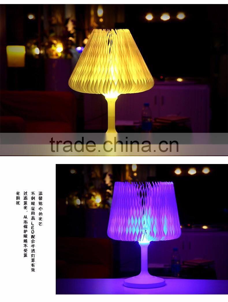 Creative Various Seven Colorfully LED Table Lamp, Beautiful Atmospheres Night Light for Bedroom