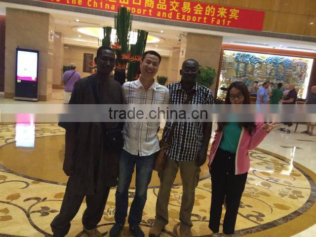 Enamel ceramic baking dish white green line decor serving dish rectangular with handle