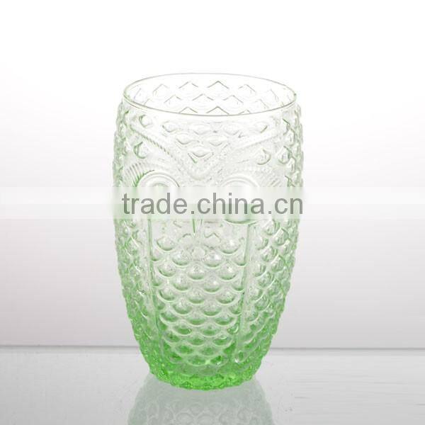 2800ml handiness grenn color owl madelling pitcher glass