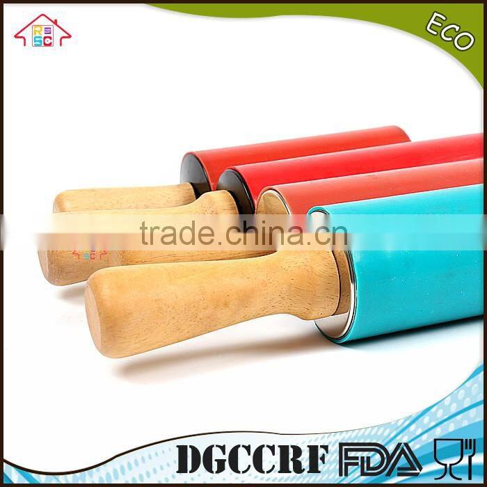 NBRSC ROLLING PIN SILICONE ROLLER COOKING BAKING CAKE BASE PASTRY KITCHEN