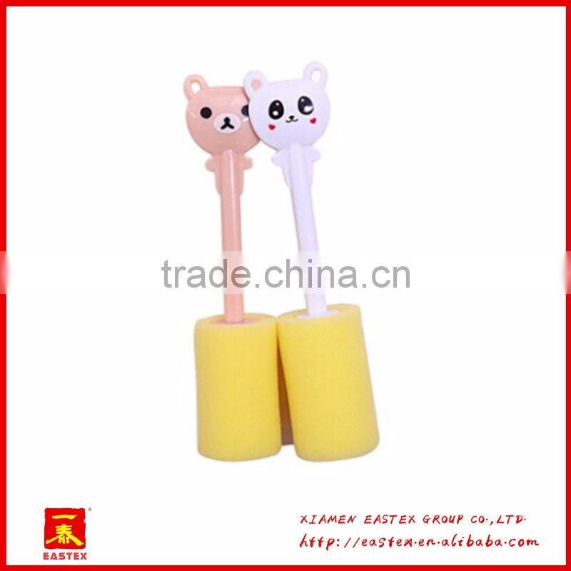 Cartoon shape sponge brush for cup