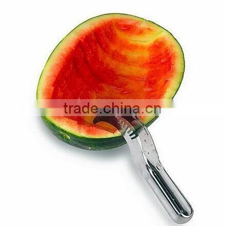 wholesale stainless steel water melon cutter water melon slicer cantaloupe cutter