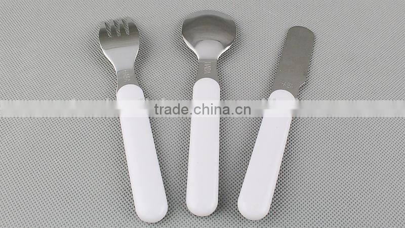 Stainless Steel Kid's Spoon and Fork / Kid's utensil in good design