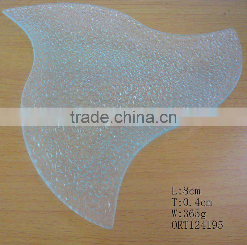 fancy glass plate