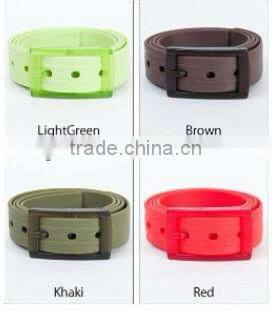 silicone fasion belt