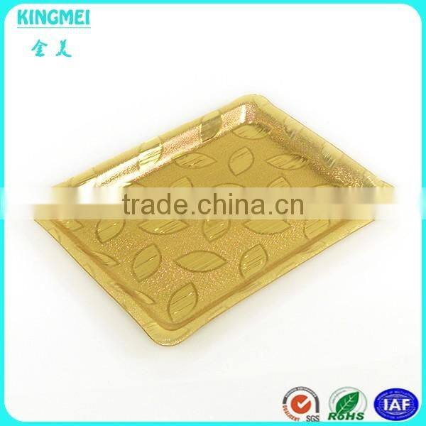 luxury Design Promotional High Foot style Acrylic Fruit Tray,Plastic Container and dishes