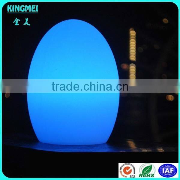 rechargeable Indoor RGB colors changing luxury plastic round led bar table lamp