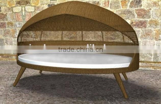 Rattan Aluminium Bed Set AK1239