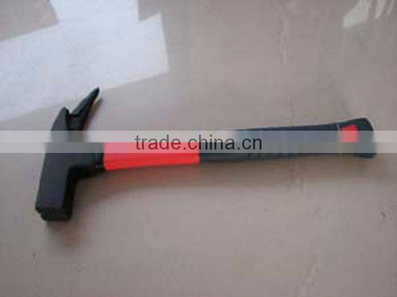 good quality TUV/GS 0.6KG one-piece roofing hammers with steel handle