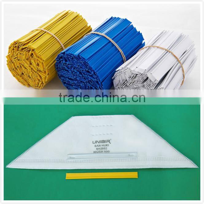 eco friendly PE plastic nose wire/bar for face mask