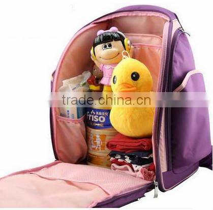 Hot Selling Nylon Diaper Backpack Bag for Outdoor