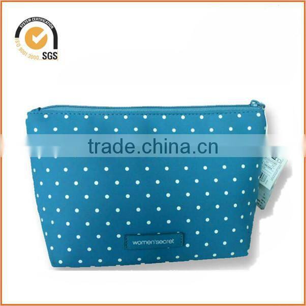 new style protective bag embroidery cotton cosmetic bag with customed logo