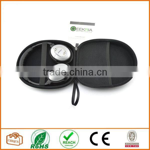 UltraShell Headphones Full Size Hard Carrying Case / Travel Bag with Space for Cable, AMP, Earpads