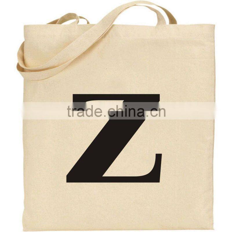 Wholesale natural cotton shopping bag/cotton road bag/organic cotton tote bag