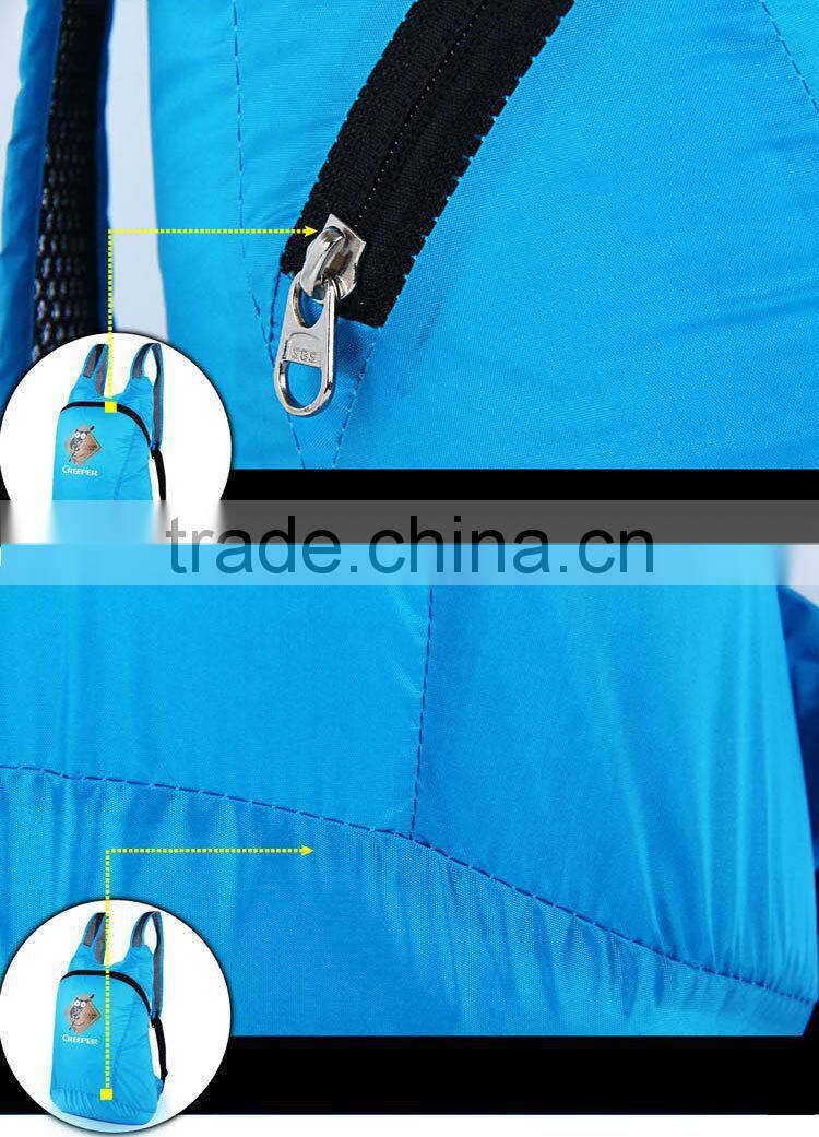 2015 new design manufactory direct foldable backpack,travel backpack bag,soft backpack