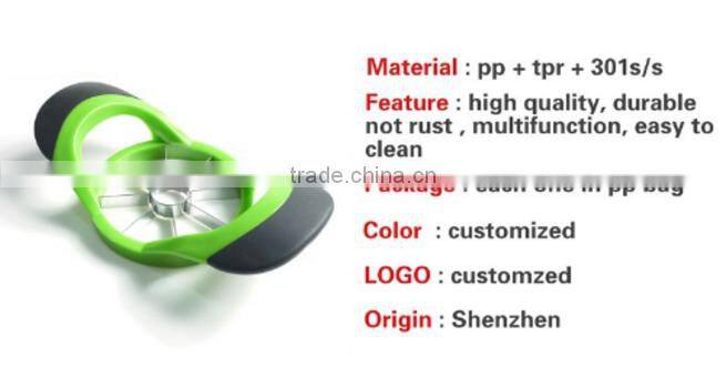2017 Quality factory supply stainless steel apple peeler corer slicer cutter