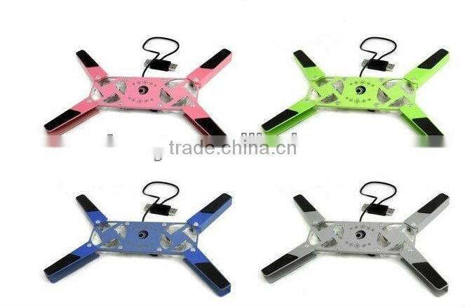 Folding 2-Fans USB Notebook Air Cooling