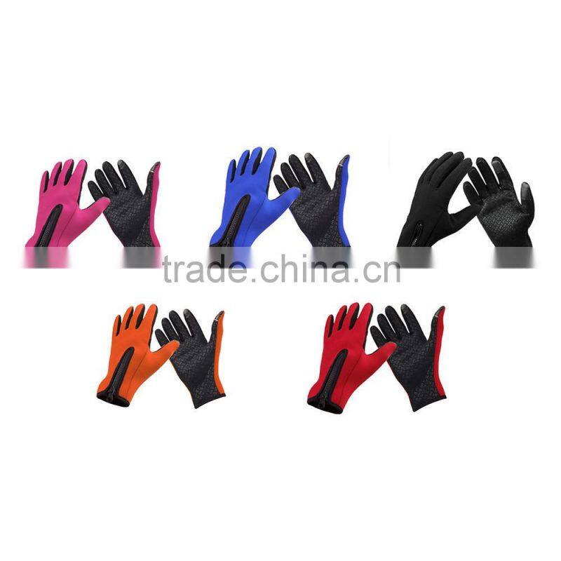 Windstopper Outdoor Sports Snowboard Skiing Riding Bike Cycling Gloves Windproof Winter Gloves Thermal Warm Touch Screen Gloves