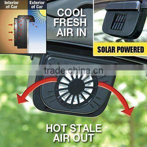 ABS Solar Powered Car Window Windshield Auto Air Vent Cooling Fan System Cooler fan