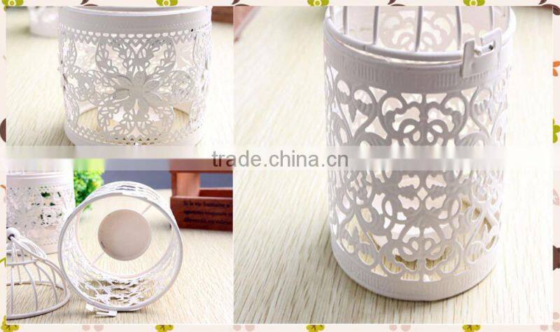 European Iron Candlestick Decorative Lantern Ornaments Creative Boutique