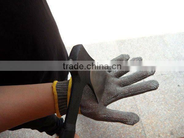 Stainless steel wire Glove Steel Mesh Glove(cut-resistant)