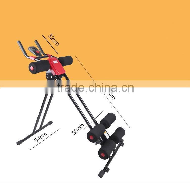 New Vertical Roller Beauty Waist Abdominal Exercise foldable Machine