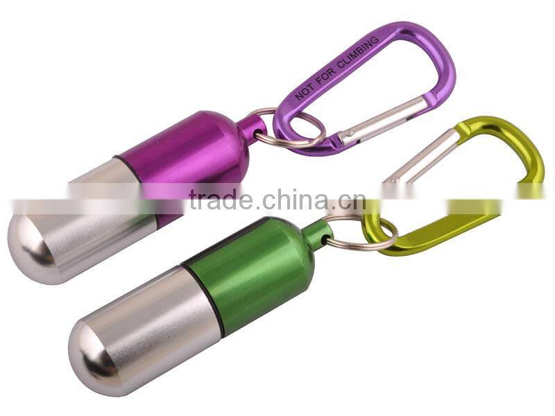 Wholesale 8cm Large Size 2 Colors Capsule Shape Creative Keychain SKU#9768