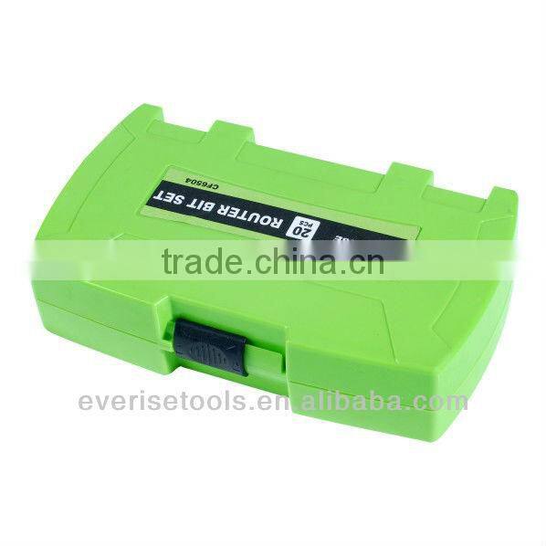 CF6504 20pcs mini wood working router bit set
