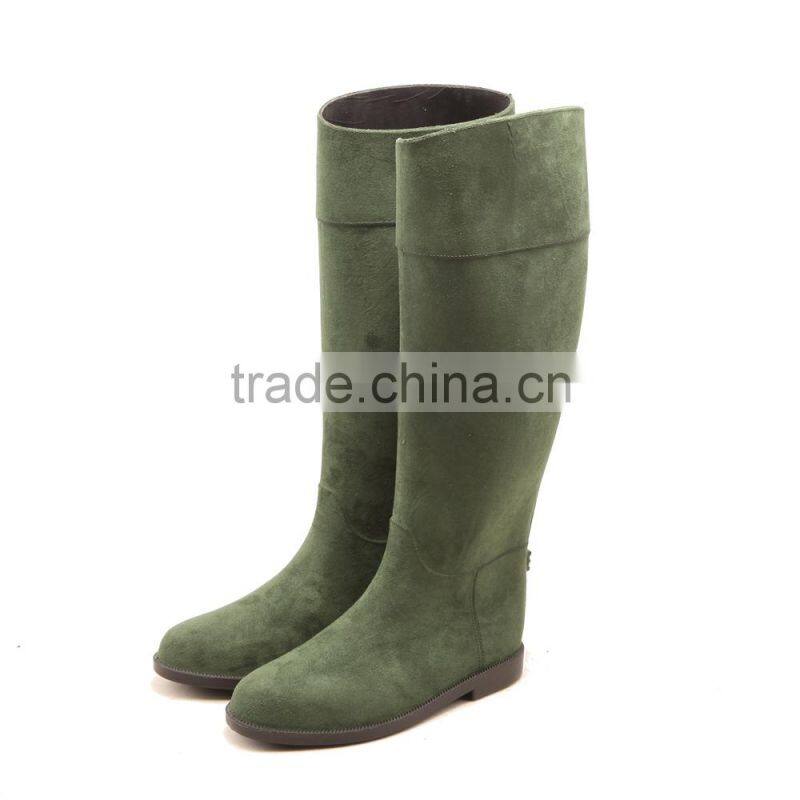 PVC upper EVA insole footbed waterproof classic horse riding luxury europe style outdoor use tall boot women wellies