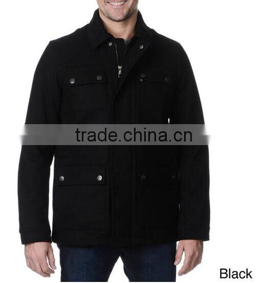 Street Men's Military Style Water-resistant Coat