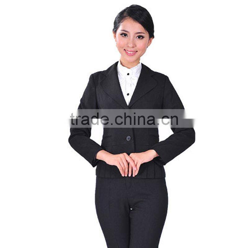 comfortable hotel uniform/lady suit for hotel reception